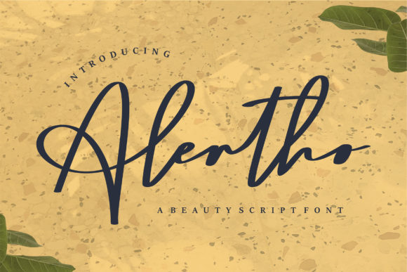 Alertho: A Timeless Handwritten Font for Crafters