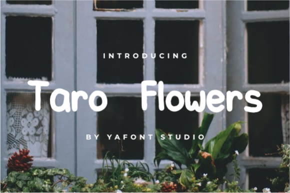 Bringing Designs to Life with Taro Flowers Font