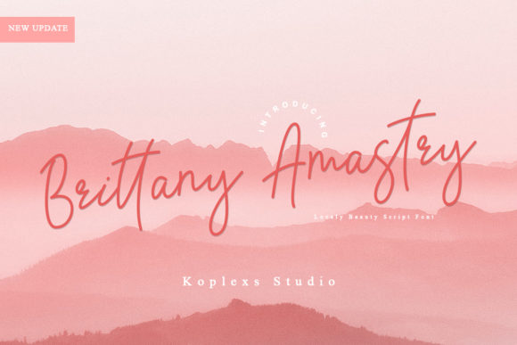 Brittany Amastry: A Handwritten Font for Polished Branding