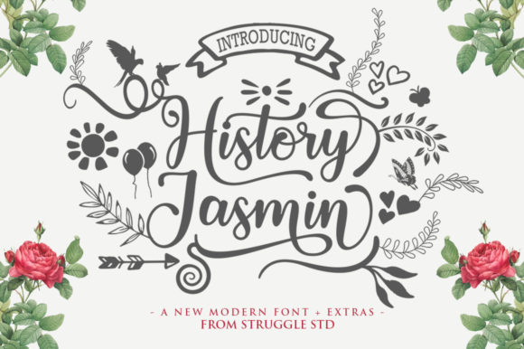 Discovering History Jasmin: A Perfect Font for Elegant Branding