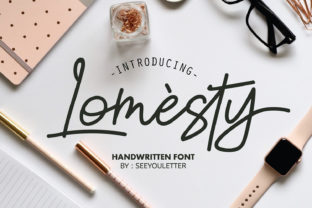Discovering Lomesty: A Charming Script Font for Editorial Design