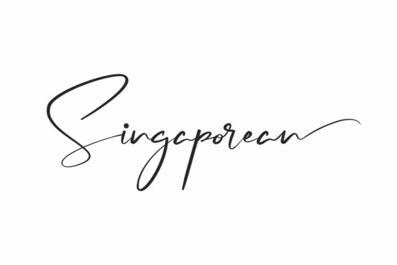 Discovering Singaporean: A Handwritten Font for Elegant Branding