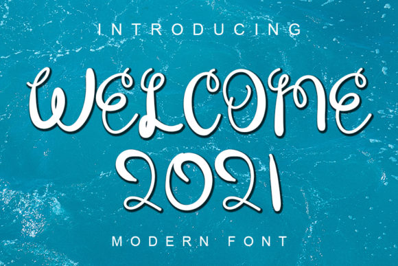 Enhance Your Brand with Welcome 2021 Script Font