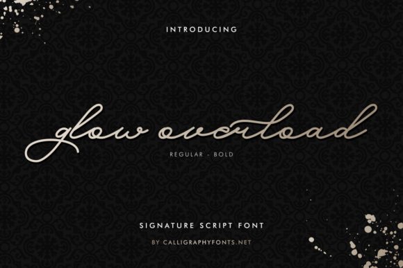 Enhance Your Web Design with Glow Overload Font