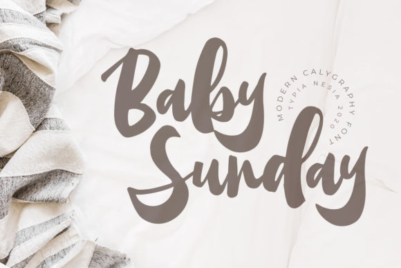 Explore Baby Sunday: A Bold Handwritten Font for Branding