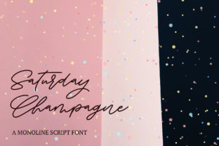 Exploring Saturday Champagne: A Vibrant Script Font