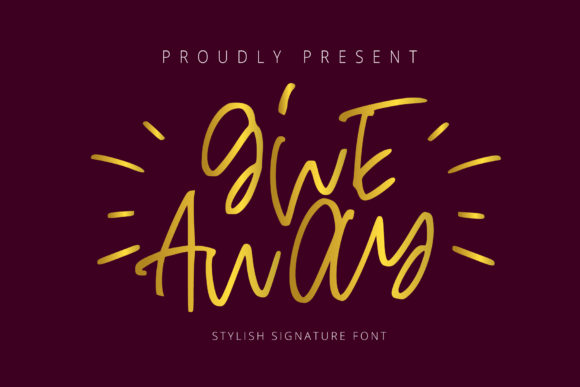 Give Away: A Fun, Quirky Font for Eye-Catching Campaigns
