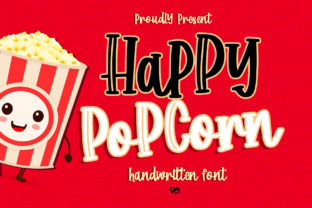 Happy Popcorn: A Quirky and Elegant Handwritten Font for Editorial Design