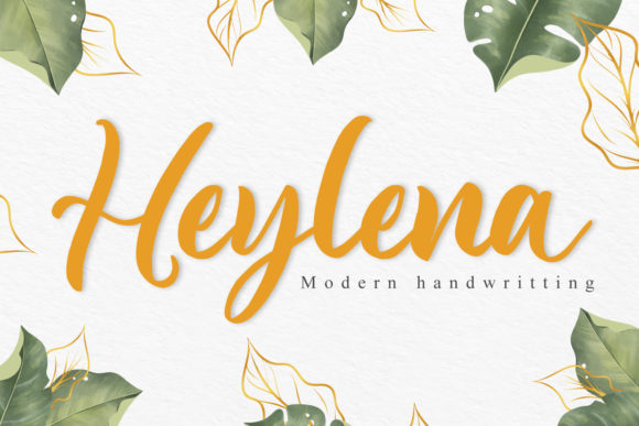 Heylena: A Classy Script Font for Modern Branding