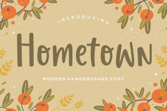 Hometown: A Playful Handwritten Font for Engaging Campaigns