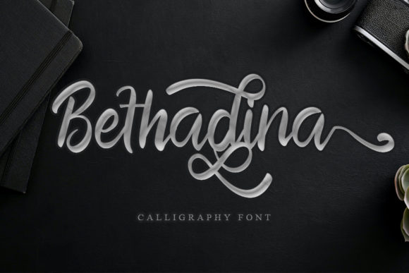 Introducing Bethadina: A Stylish Script Font for Editorial Design