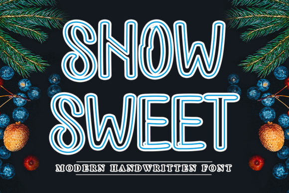 Introducing Snow Sweet: A Handwritten Font for Marketers