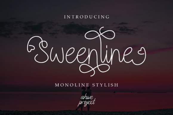 Introducing Sweenline: A Charming Script Font for Your Next Project