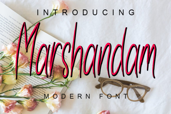 Marshandam: A Tall and Thin Handwritten Font for Creative Brands