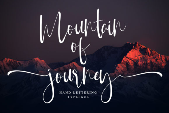 Mountain of Journey: A Stylish Script Font for Your Brand