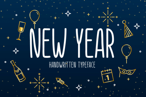 Refresh Your Brand with New Year Font