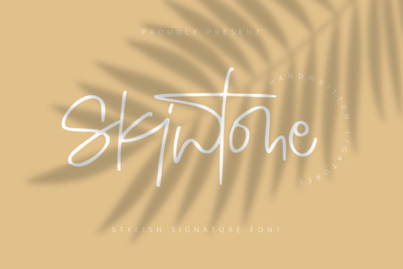 Skintone: A Handwritten Font for Creative Crafters