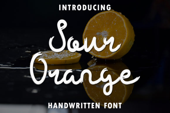 Sour Orange: A Delicate Handwritten Font for Editorial Design