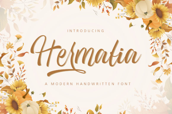 Transform Your Brand with Hermalia: A Delicate Script Font
