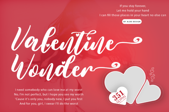 Valentine Wonder: A Classy Handwritten Font for Editorial Design